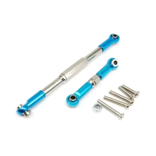 ���߉\�ȃv�����b�h For WPL B-1 B16 B24 C-14 C24 1/12 For MN D90 D91 D99S MN45 MN96 1/16 �X�e�A�����O�v�����b�h RC�g���b�N�p�[�c�ƃA�N�Z�T���[ �A�b�v�O���[�h�����p(Blue)