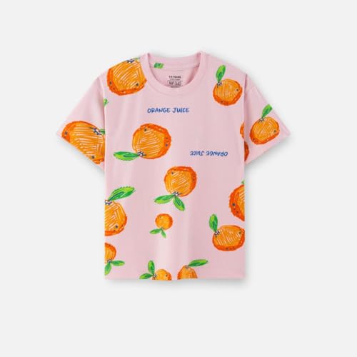 Image of Nap Chief Girls Cotton Cartoon Characters and Printed Co ord Sets, T Shirt and Shorts for Casual Wear