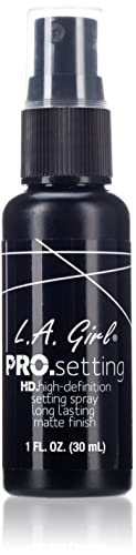 L.A GIRL Pro Setting Hd Matte Finish Spray (Setting Spray), On-Sticky Formula, lightweight, Fragrance Free, 30 gm