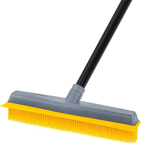 Rubber Floor Brushes, Artificial Grass Cleaner Brush with 150 CM Long...