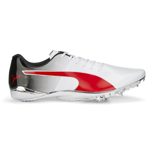 PUMA Mens Evospeed Electric 13 and Field Running Sneakers Shoes - White - Size 8 M