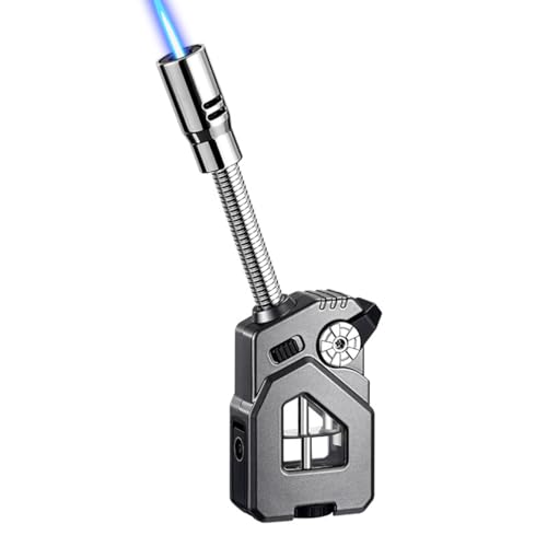 Encendedor con antorcha flexible recargable de butano miniatura 1