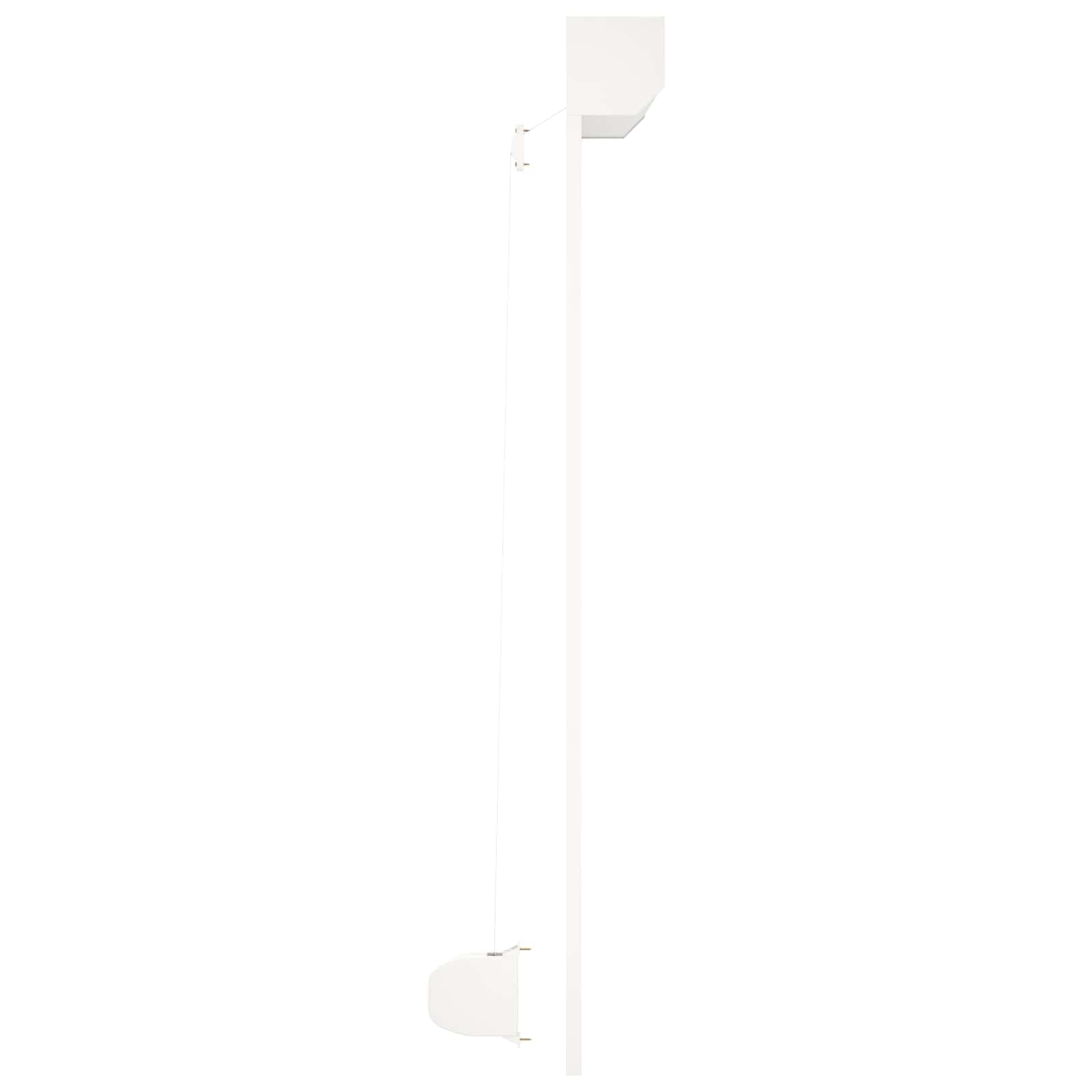 vidaXL Store Roulant Blanc 140 x 150 cm Aluminium et Polyuréthane