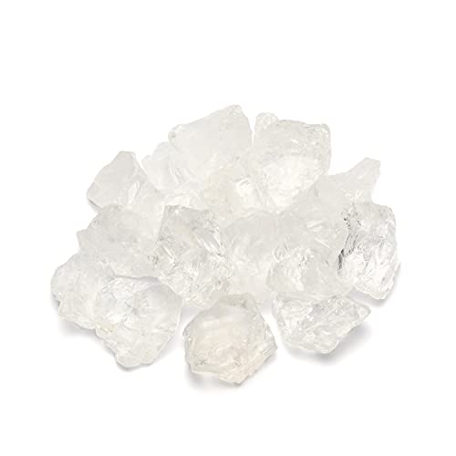 PURAJA Bergkristall Edelsteine Set | Naturbelassene Premium Rohsteine | Vielseitige Verwendung als Wassersteine, Heilsteine, Chakrasteine | Sortenreine Kristalle