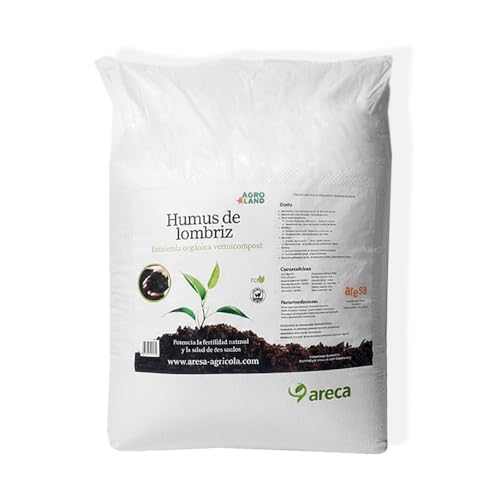 Fertilizante jardin macetas huerto universal. Humus de lombriz MICO+ Agroland 12L - 7Kg