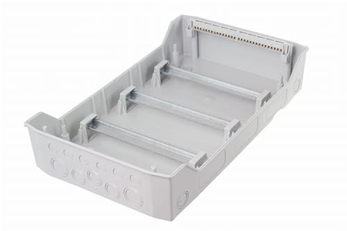 ETI Sicherungskasten Aufputz IP65 Feuchtraum Verteiler Kleinverteiler Stromverteiler Verteilerkasten Schaltkasten Aufputzverteiler 3-reihig 36 Module