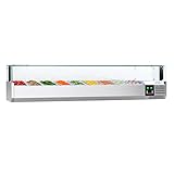  GGM Gastro  AGS204LND  Kühl-Aufsatzvitrine PREMIUM - 2,0 x 0,4 m - für 9x 1/3 GN-Behälter
