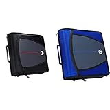 Case-it The Mighty Zip Tab Zipper Binder, 600 Sheet Capacity – Black & The Mighty Zip Tab Zipper...