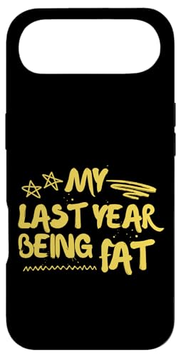 Funny Workout My Last Year Being Fat Fitness Motivation �X�}�z�P�[�X iPhone Air �p