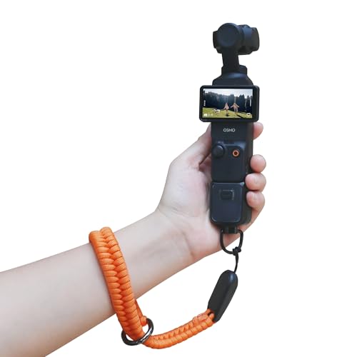 CYNOVA DJI Osmo Pocket 3 Accessories, Adjustable Nylon Hand Wrist Straps Lanyard with a 1/4