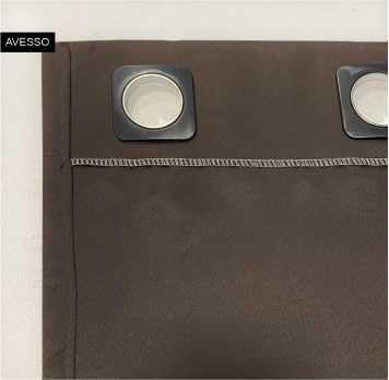 Cortina Tecido Blackout Blecaute Corta Luz Sala Quarto 80% 4,00 X 2,60m (Marrom)