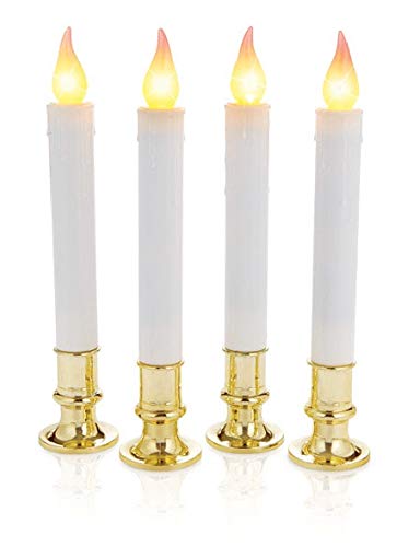 Celebrations LED Candle Orange 4 lights