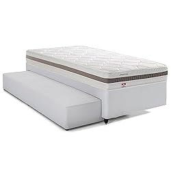 Cama Box Herval com cama auxiliar Solteiro
