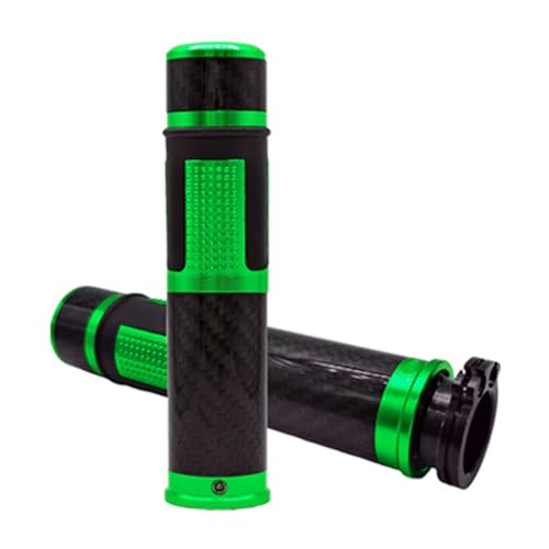 Paire de poignées de guidon de moto légères en fibre de carbone texturées pour un meilleur contrôle et un meilleur confort