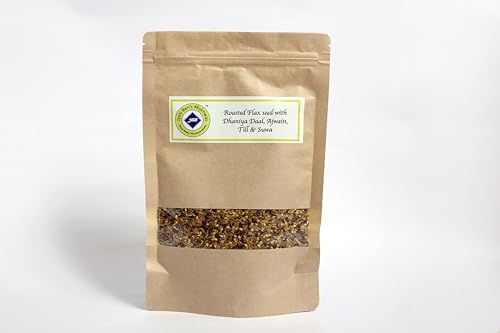 Image of Jyoti Ben's Mukhwas - Roasted Flax seed with Dhaniya Daal, Ajwain, Till(Sesame) & Suwa (Dill Seed) | Natural Blend | After Meal Mouth Freshener
