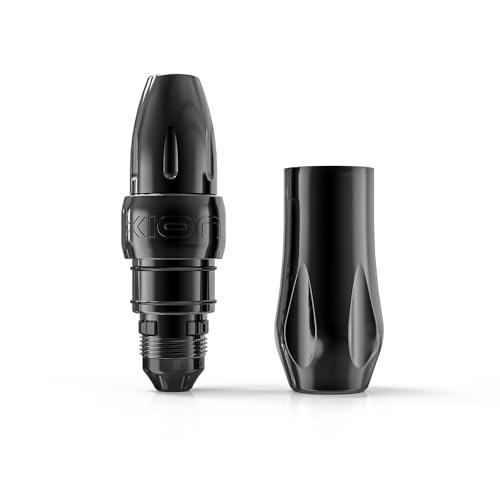 FK Irons Spektra Xion - Tattoo Machine with Interchangeable Stroke (3.2/3.7 mm) - Shiny Black (Stealth) - 6 W MotorBolt - 153 g - Compatible with Most Power Supplies - Image 2