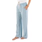 Rip Curl Womens Cotton Crepe Poplin Beach Pants – Smocked Waist, Front & Back Pockets & Longer Length for a Relaxed Fit - Image 2