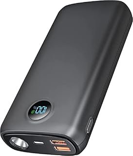 Power Bank, Portable Charger 27000mAh 22.5W PD 20W Fast Charging USB C Battery Pack, with Strong Flashlight LED Display 3-Output & 1-Input Powerbank for Smart Phones,Tablet and Other Power Pack1PCS