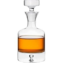 Ravenscroft Crystal | Elegant European-Made Hand-Blown Taylor Decanter w/Stopper | 100% Lead-Free Crystalline | 35 FL Oz | Gift-Boxed