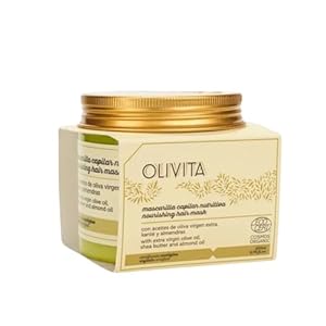 Mascarilla capilar nutritiva natural Olivita COSMOS – La Chinata – Acondicionador profundo con AOVE y Extractos Botánicos – Reparación e hidratación intensiva – Suavidad y brillo – 200ml