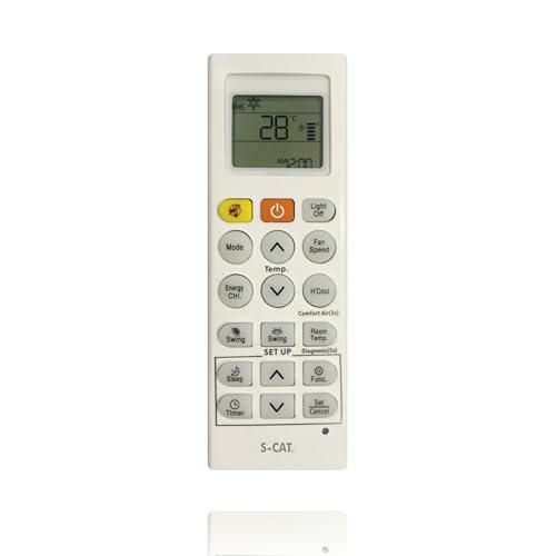 Image of S-CAT AC Remote No. 36P (No Backlight), Compatible /Replacement for LG AC Remote Control (Exactly Same Remote Will Only Work, Contact Customer Care for Order)