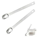 immagine prodotto 2 cucchiai dosatori Matcha (misurino per tè Matcha) in acciaio inox di alta qualità