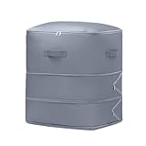 Psdndeww Sacchetto di immagazzinaggio sottovuoto salvaspazio per abbigliamento stagionale trapunta traspirante anti muffe tessuto premium materiali rasatello traspirante organizzatore di stoccaggio