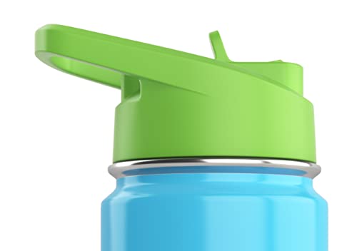 Replacement Lid for Kids Water Bottle Green, Multicolor, 343 ml