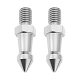 SG Store 2 Stück M8 Edelstahl-Fußspitzen für Fotoausrüstung 12x5x22mm