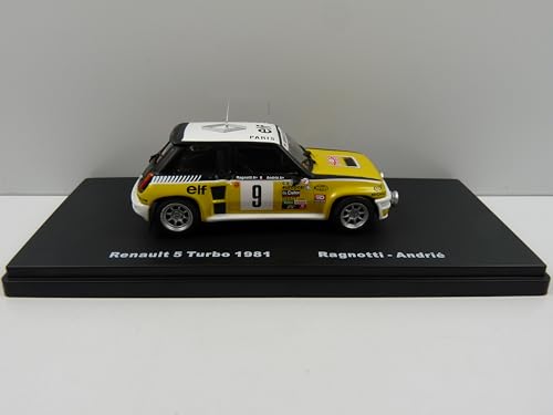 RMX8 1/43 México Rally WRC: Renault 5 Turbo 1981 Monte Carlo Ragnotti Andrié #9