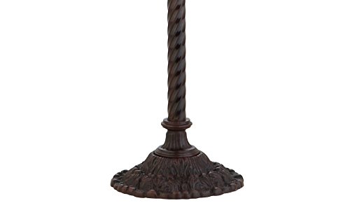 Jonathan Y Jyl8004A Botanical Tiffany-Style 71" Torchiere Led Floor Lamp, Tiffany, Traditional, Art Nouveau Style, Office, Bedroom, Living Room, Family Room, Dining Room, Hallway, Foyer, Bronze #TOP6