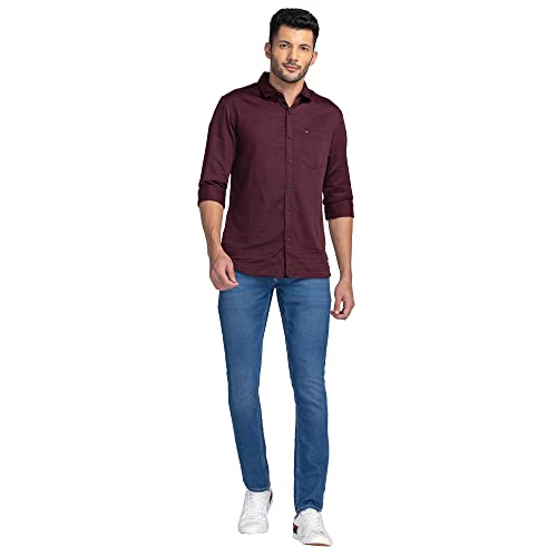 Image of Spykar Men's Slim Fit Low Rise Casual Jeans