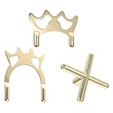 MAGICLULU 3 Stück Tragbare Snooker Brücken aus Rostfreier Aluminiumlegierung Kompakt und Leicht...