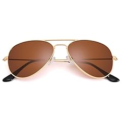 B | Gold Frame| Brown Lens