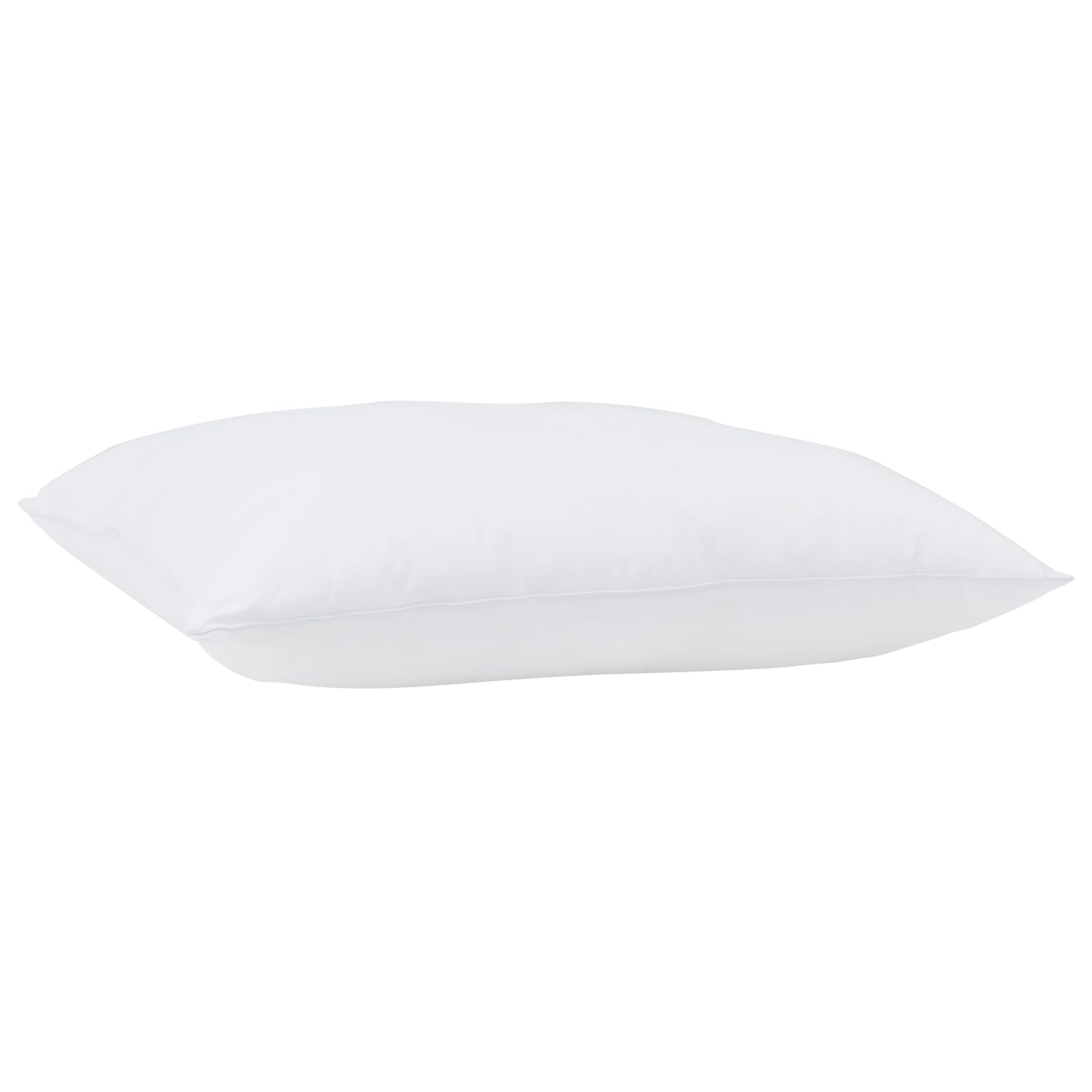 2 cojines rectangulares blancos, 50 x 50 cm, mezcla de algodón y poliéster, suave para dormitorio, salón, decoración de sofá