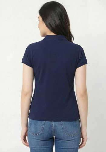 Image of Wear Your Opinion Womens Polo Collar Neck T-Shirt Top (Design: Solid)