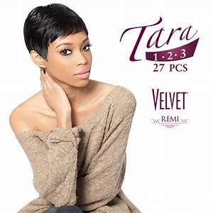 Outre Velvet Tara 27 Inch 123 (123, 1b) Straight Human Hair Sew-In Weave