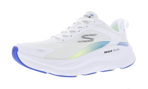 Image of Skechers Women's Max Run Pacewave | Max Cushioning, Air-Cooled Goga Mat Insole, Ultra Light Midsole, M-Strike Technology, Goodyear Rubber, Machine Washable