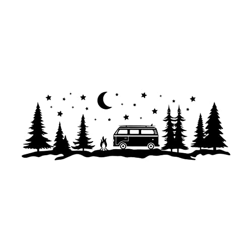 Woodland Camping Large Sticker Caravan Motorhome Van Car...