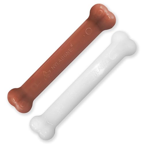 Nylabone Brinquedo mastigável de osso para cães DuraChew da Power Chew, pacote duplo, grande