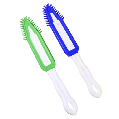 Cepillo para perros y gatos de silicona adhesiva elimina el pelo suelto con masaje suave
