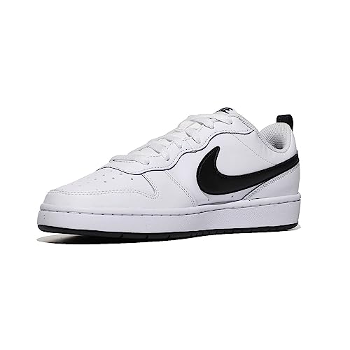 Image of Nike Court Borough Low 2 (Big Kid) White /Black