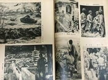 海軍館大壁画史　昭和17年　戦時中　古書　和本　古文書　旧日本軍　アンティーク Amazon.co.jp: 古書 第二回・聖戦美術展集昭和16年陸軍作戦記