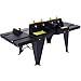 Universal Benchtop Router Table with Adjustable Fence, Steel Stand & Precision Routing for Woodworking – Craftsman Electric Router Table Tool (Black)