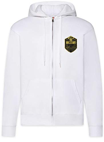 Sweat à Capuche Zip Homme Urban Backwoods Justice Department Logo II en Coton