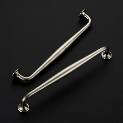 Image of Ravinte 5 Pack 7-1 /2 Inch Brushed Nickel Kitchen Cabinet Handles Solid Zinc Alloy Cabinet Pulls Cupboard & Drawer Handles