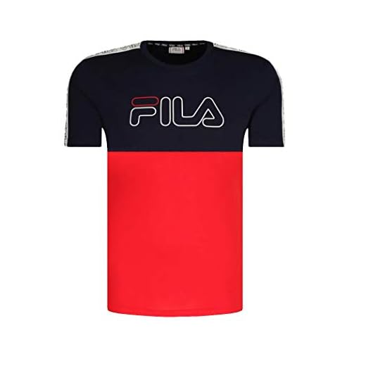 FILA Herr Jopi Blocked Tape T-shirt