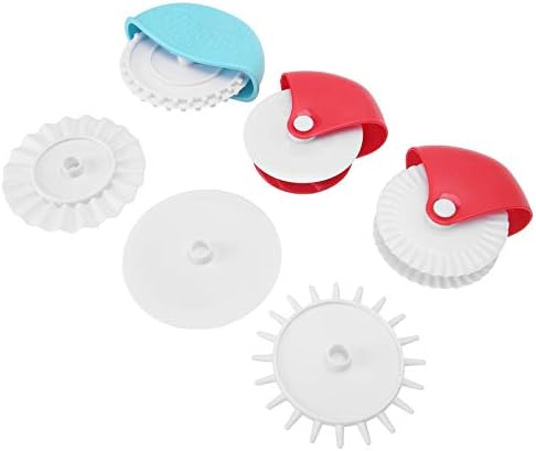 Roller Cutter, Plastic Pastry Cutting Wheel, Ergonomic Practical Convenient WearResistant Sugar Cubes for Pies Puff Pastry Pasta