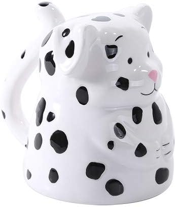Pacific Giftware Topsy Turvy Taza de café adorable taza de té al revés decoración de la oficina en casa (dálmata)