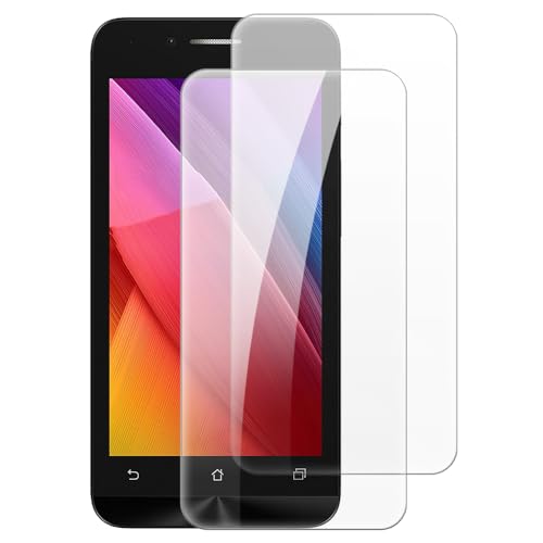 Shantime [2 pièces Protection Écran Verre Trempé Compatible avec Asus Zenfone GO ZC451TG (4.5 pouces), HD Clair Anti-rayures Sans Bulles